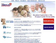 Tablet Screenshot of ameplansaudeonline.com.br
